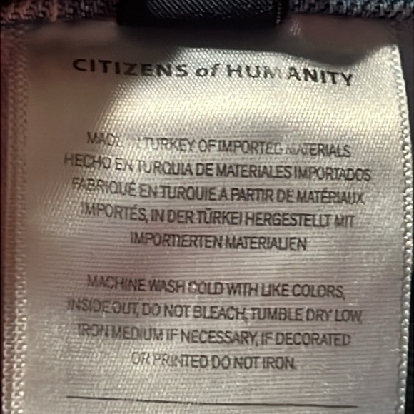 Citizens of Humanity Premium Vintage Women Jeans Blue Wash 33 frayed hem stretch - Picture 9 of 10